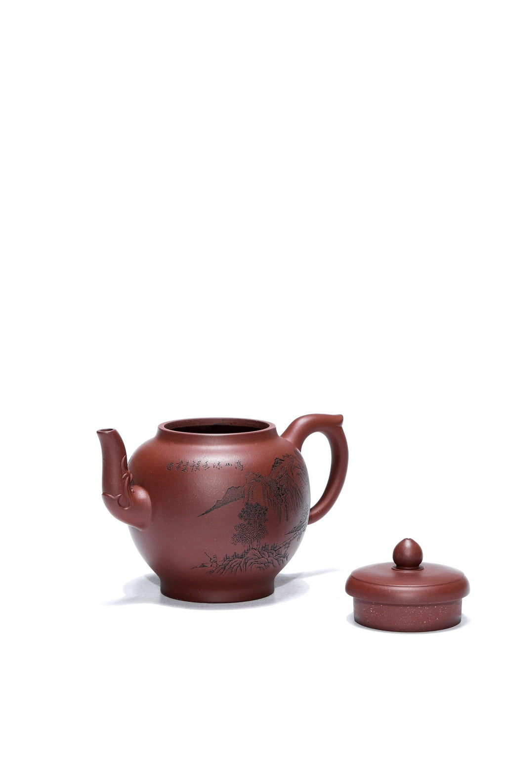 精工刻绘《龙头宫灯》工艺师精品佳作！ 原矿优质老紫泥·320cc 工艺美术师·王小妹 江苏省乡村技艺师·立禾刻