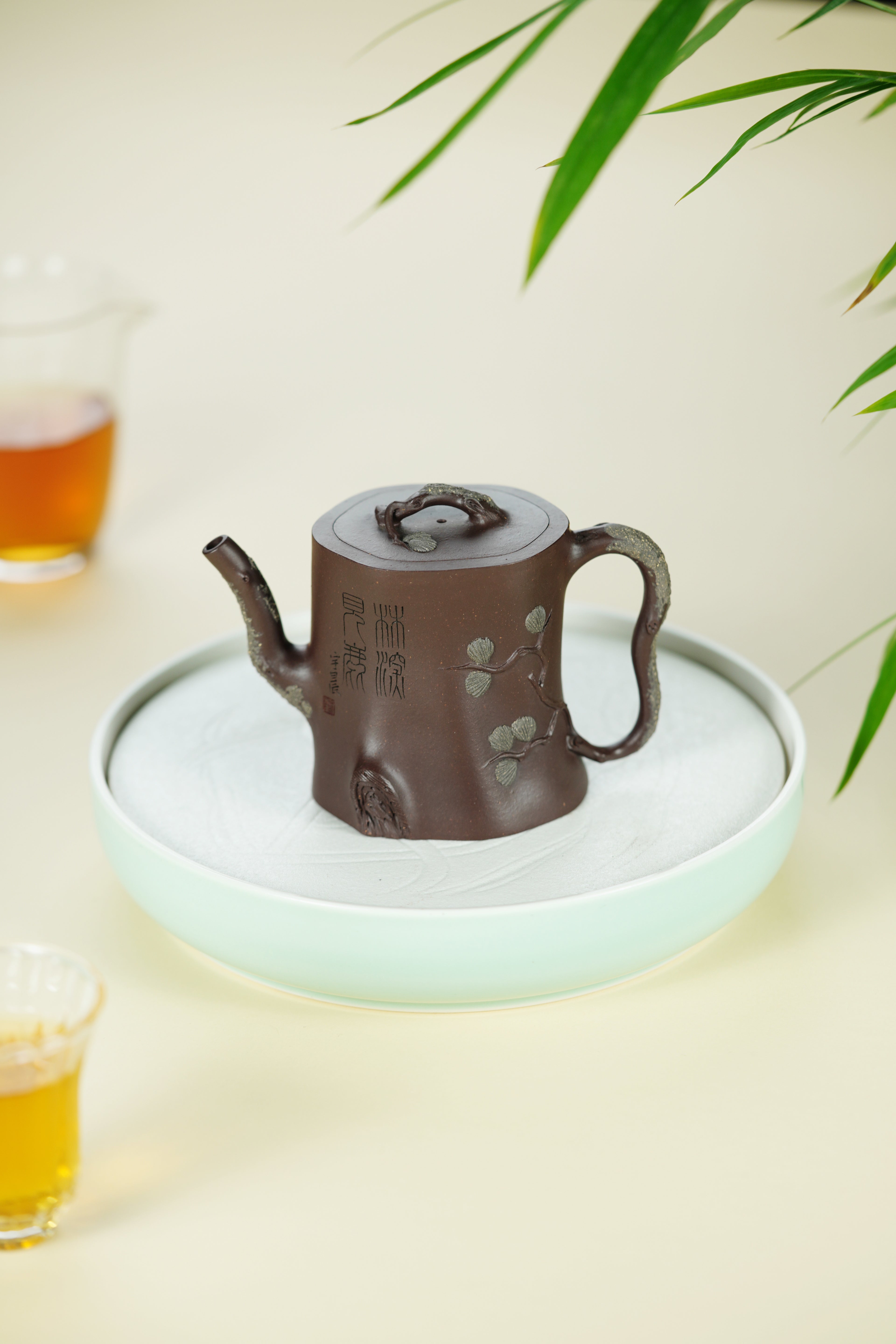 百年传承 紫砂世家｜大生壶第四代嫡传·范秀芳紫砂臻品《鹿伴松幽》原矿优质紫泥·200cc