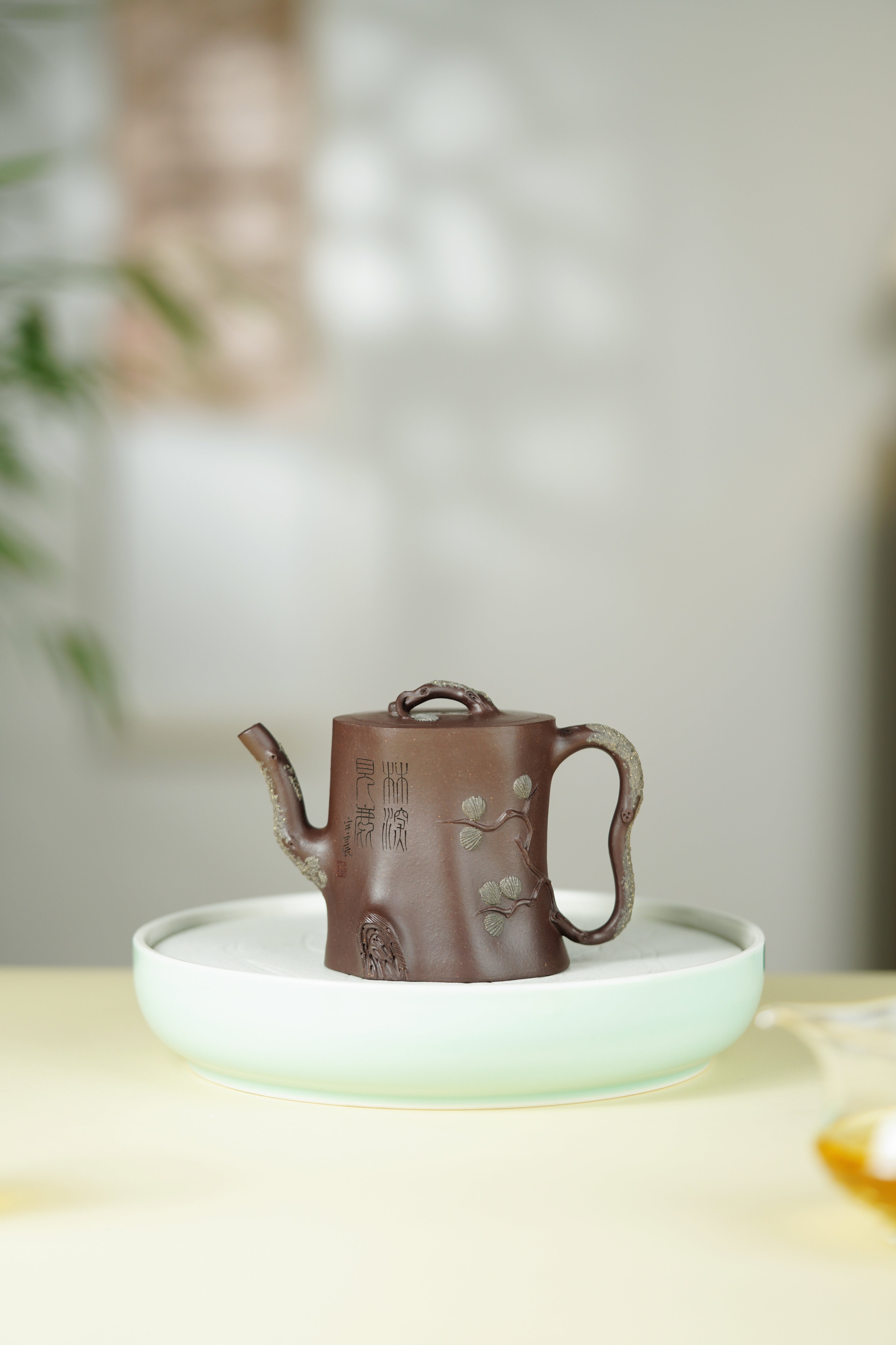 百年传承 紫砂世家｜大生壶第四代嫡传·范秀芳紫砂臻品《鹿伴松幽》原矿优质紫泥·200cc