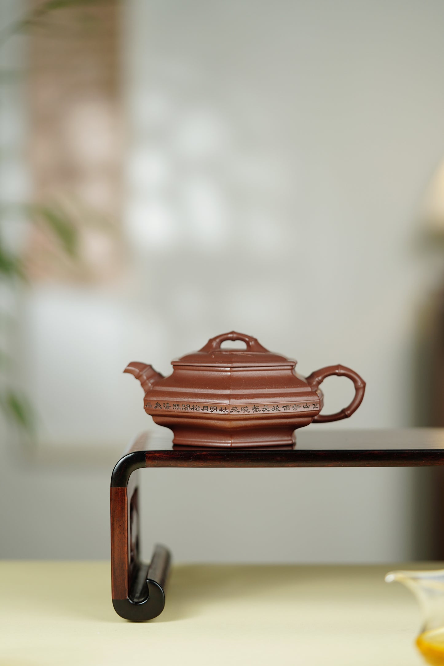 百年传承 紫砂世家｜大生壶第四代嫡传·范秀芳紫砂臻品《六方扁竹鼓》原矿优质底槽清·240cc（入册代表作）