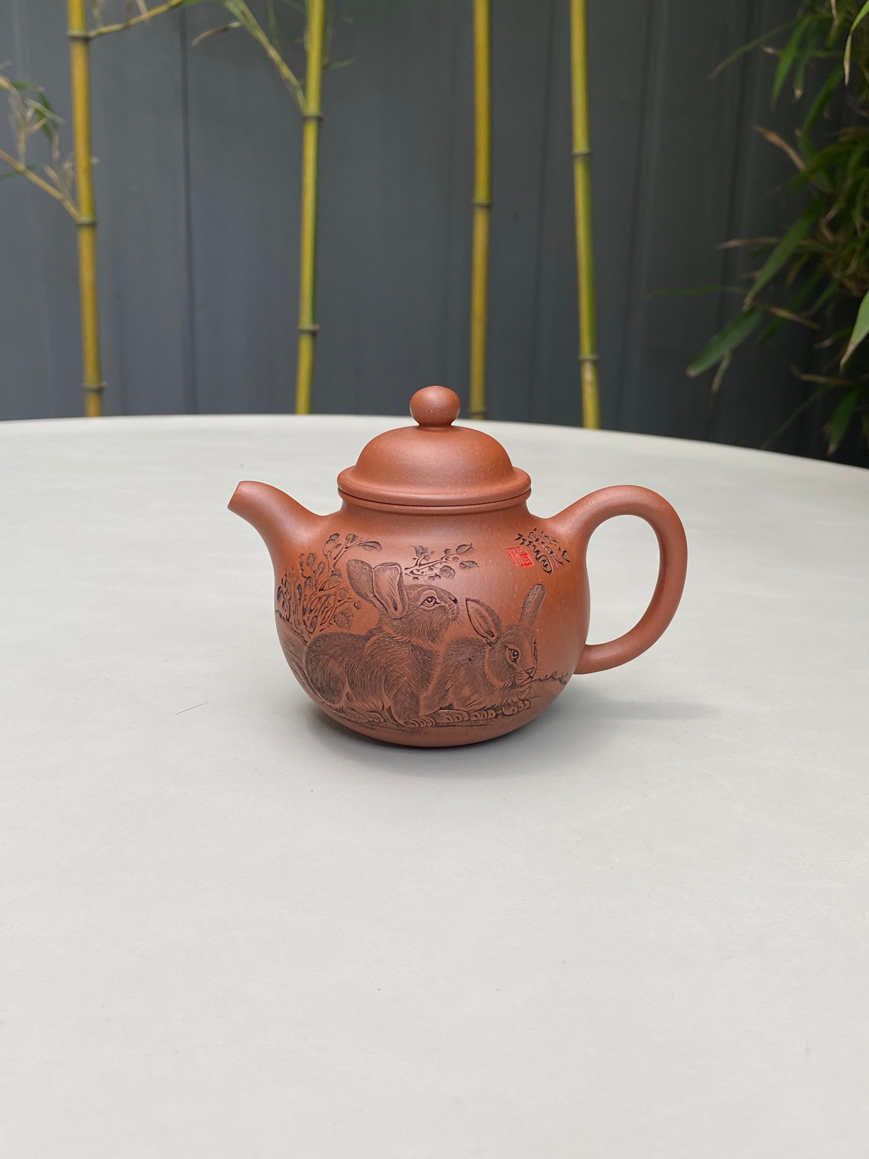 中华神刀·刻绘巅峰｜杨喜雨大师顶流臻品《掇球壶》十二生肖兔 原矿优质底槽清·180cc