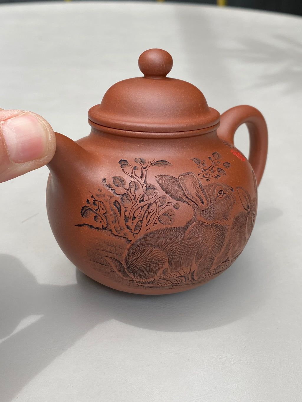 中华神刀·刻绘巅峰｜杨喜雨大师顶流臻品《掇球壶》十二生肖兔 原矿优质底槽清·180cc