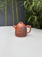 中华神刀·刻绘巅峰｜杨喜雨大师顶流臻品《秦权壶》原矿优质底槽清·260cc