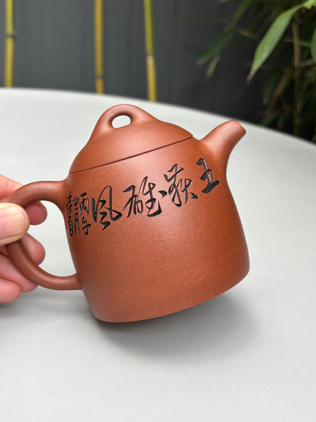 中华神刀·刻绘巅峰｜杨喜雨大师顶流臻品《秦权壶》原矿优质底槽清·260cc
