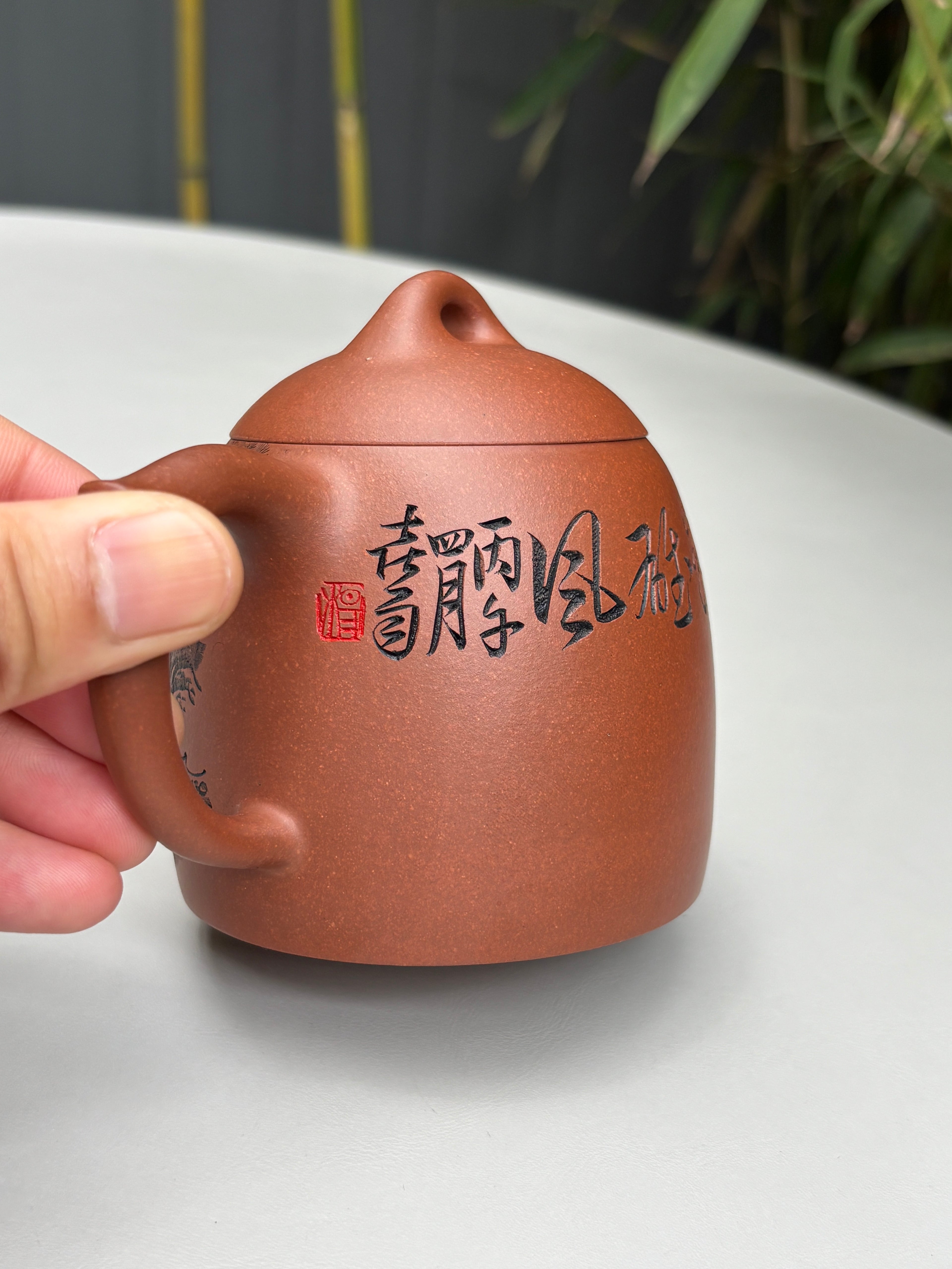 中华神刀·刻绘巅峰｜杨喜雨大师顶流臻品《秦权壶》原矿优质底槽清·260cc