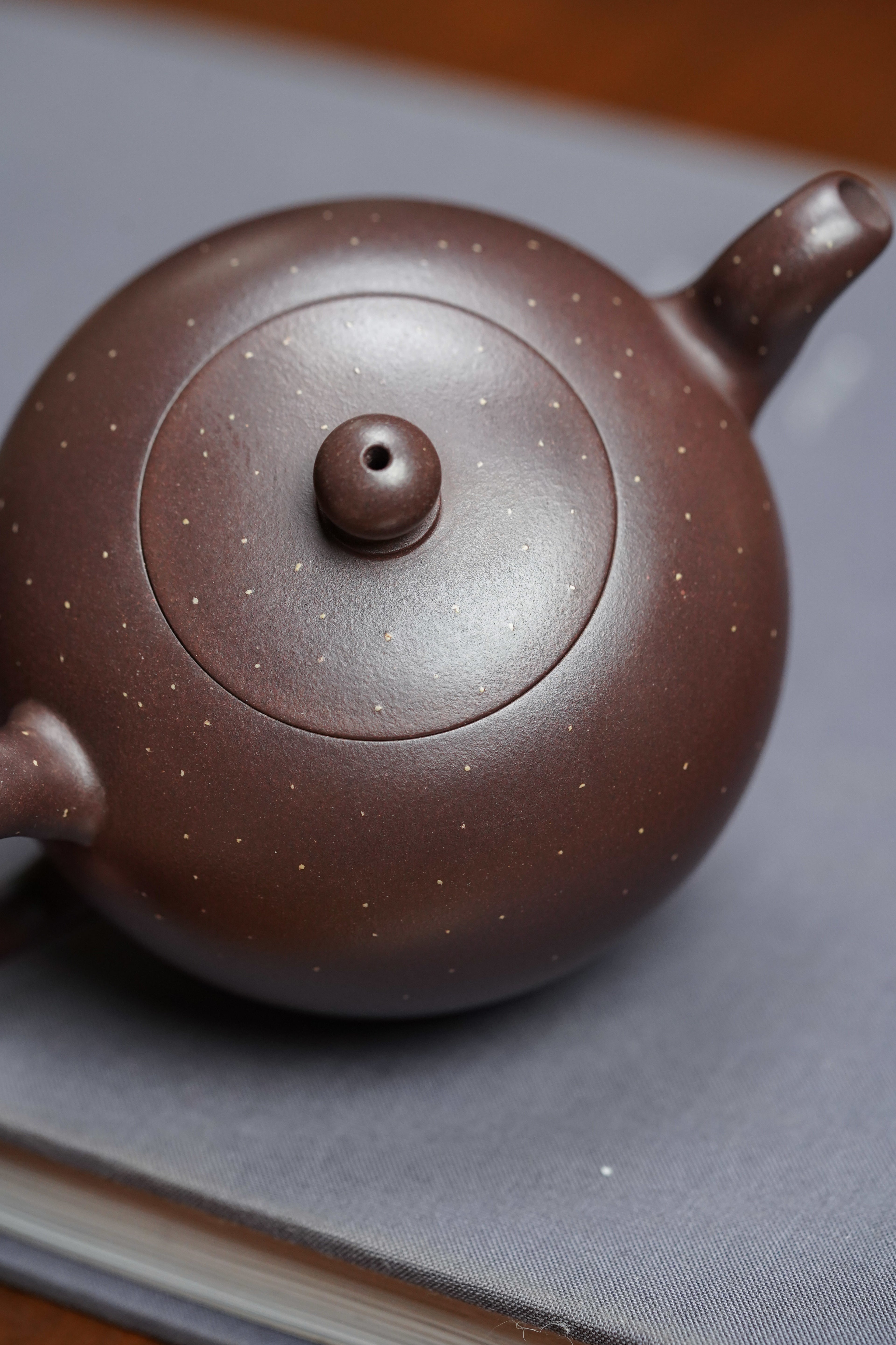 昌鸿紫砂 礼藏至尊｜双国大师李昌鸿臻品《一粒珠壶》收藏送礼皆宜重器 原矿优质紫玉金砂·230cc