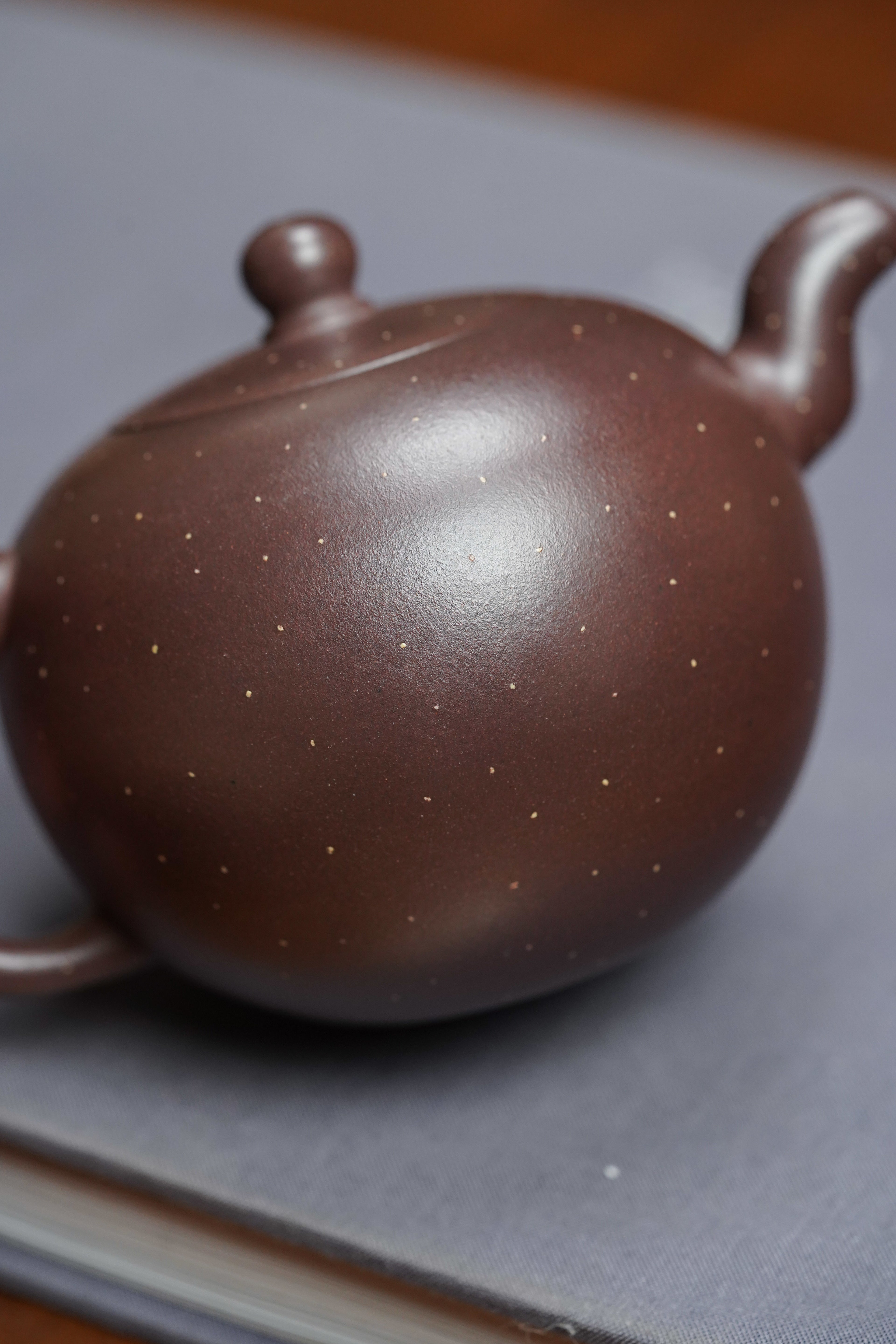 昌鸿紫砂 礼藏至尊｜双国大师李昌鸿臻品《一粒珠壶》收藏送礼皆宜重器 原矿优质紫玉金砂·230cc