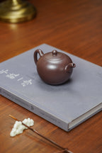 昌鴻紫砂 禮藏至尊｜雙國大師李昌鴻珍品《一粒珠壺》收藏送禮皆宜重器 原礦優質紫玉金砂·230cc - ZishaTeapotChina
