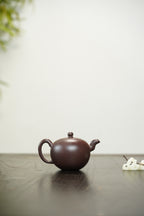 昌鴻紫砂 禮藏至尊｜雙國大師李昌鴻珍品《一粒珠壺》收藏送禮皆宜重器 原礦優質紫玉金砂·230cc - ZishaTeapotChina