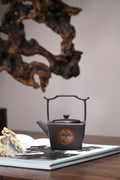 耿浩方器 礼藏双绝｜紫砂界80后方器巨匠巅峰臻品《幕明清家具·案几壶》藏值无量 原矿优质老紫泥·300cc