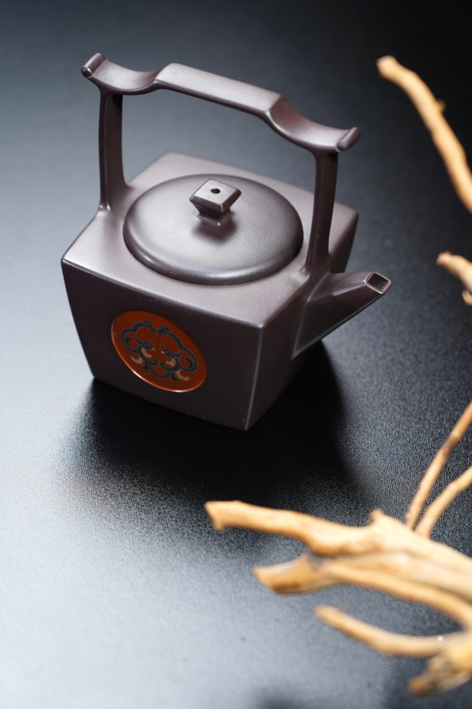 耿浩方器 礼藏双绝｜紫砂界80后方器巨匠巅峰臻品《幕明清家具·案几壶》藏值无量 原矿优质老紫泥·300cc