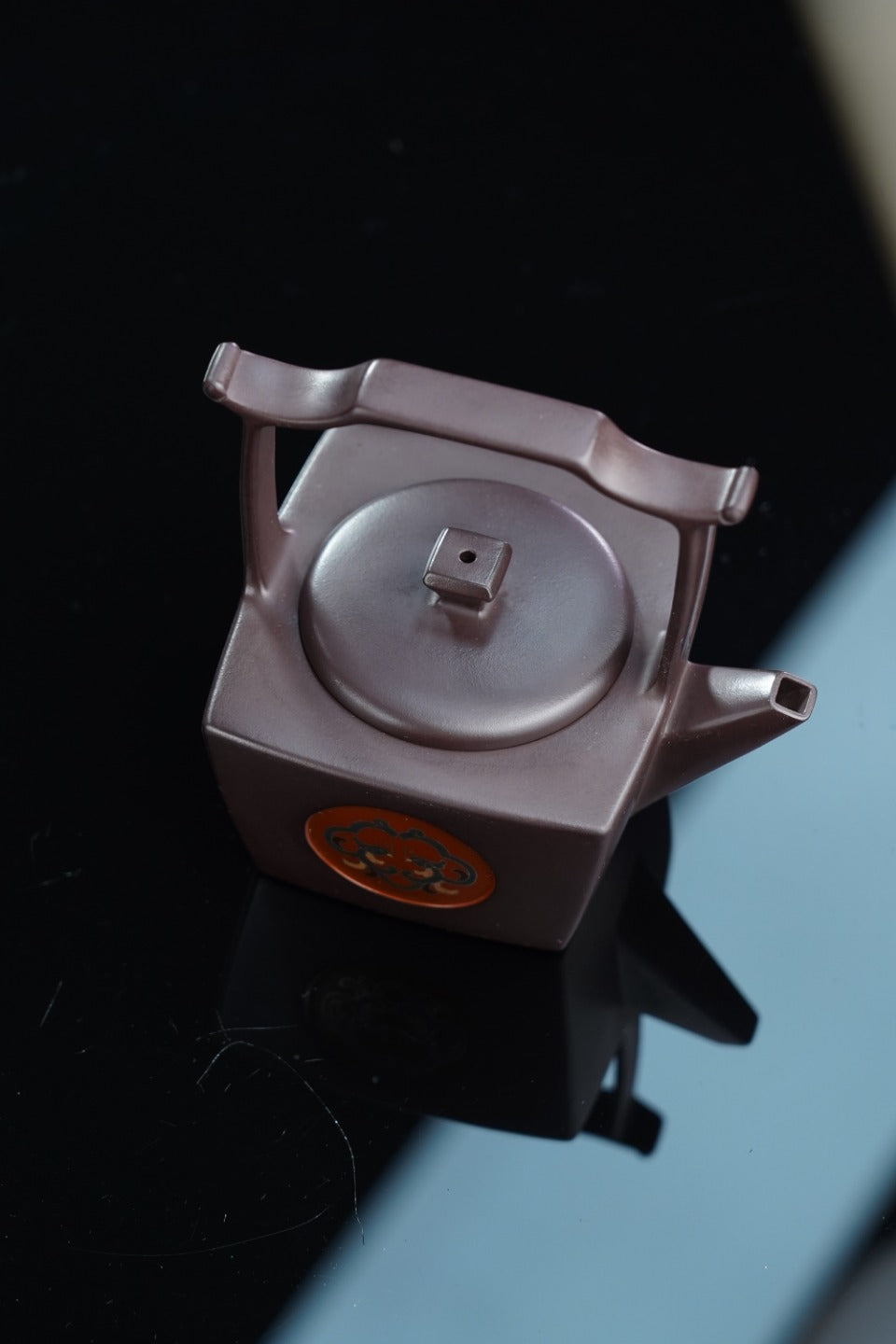 耿浩方器 礼藏双绝｜紫砂界80后方器巨匠巅峰臻品《幕明清家具·案几壶》藏值无量 原矿优质老紫泥·300cc