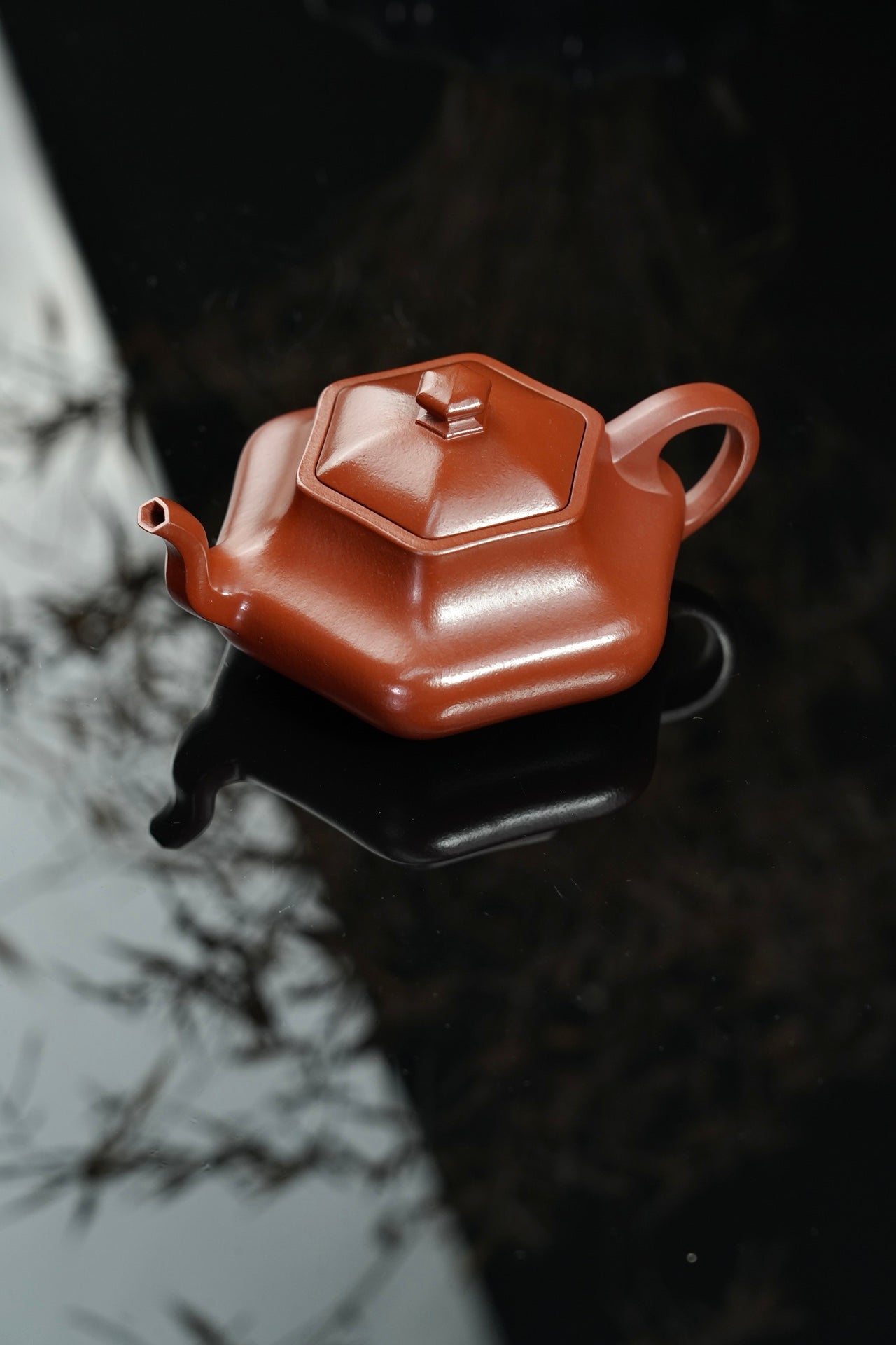 耿浩方器 礼藏双绝｜紫砂界80后方器巨匠巅峰臻品《闲者六方壶》藏值无量 原矿优质大红袍·210cc