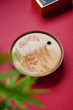陈宏林大师 紫砂界山水刻绘第一人·重器鉴藏【山水茶盘】业界标杆· 以原矿优质芝麻段泥为胎，直径23.5cm、高5cm