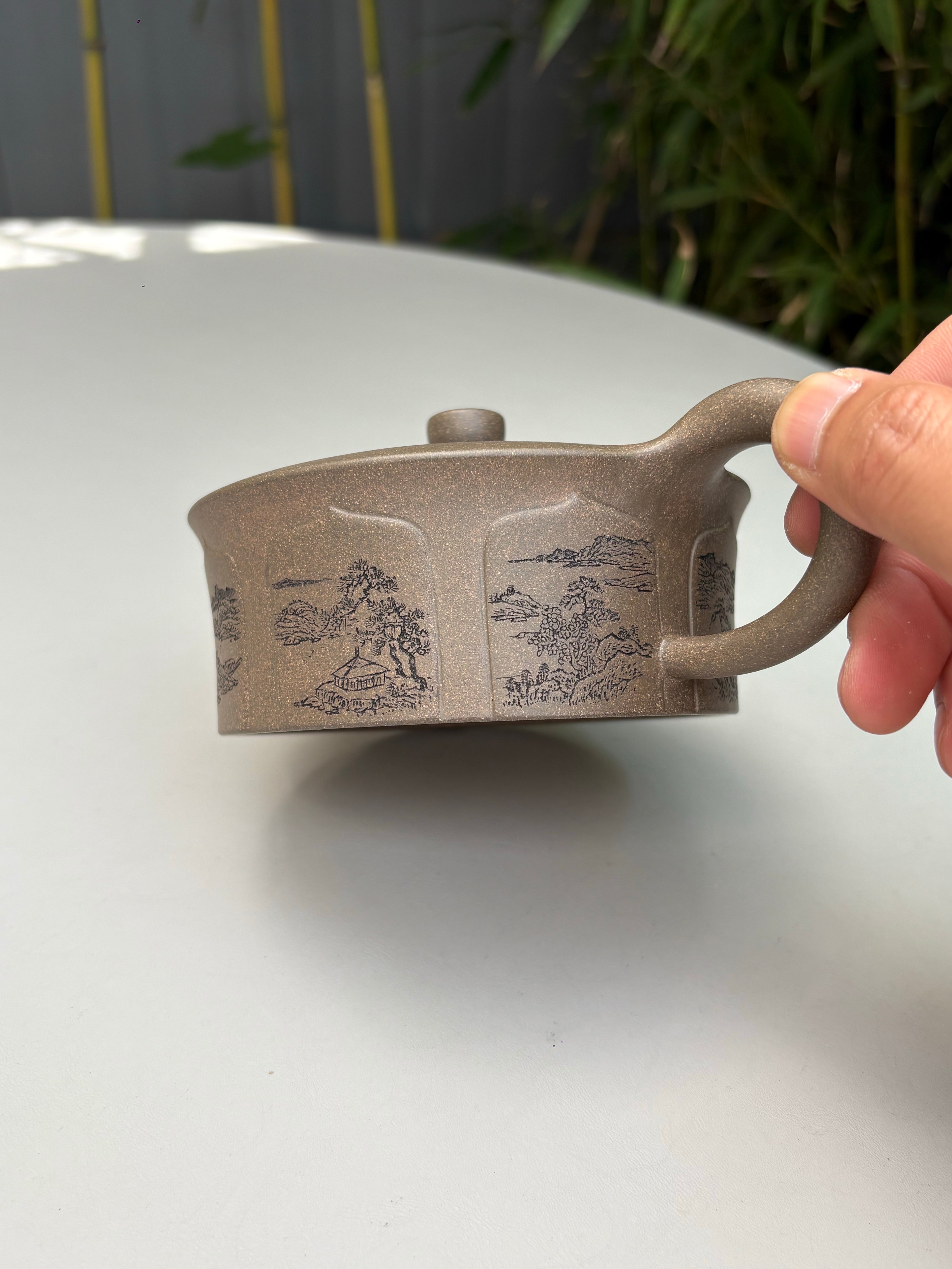 宏林山水·礼藏天下｜陈宏林大师传世巅峰臻品【福云壶】业界标杆·收藏送礼·重器之选 原矿优质松华青段·350cc