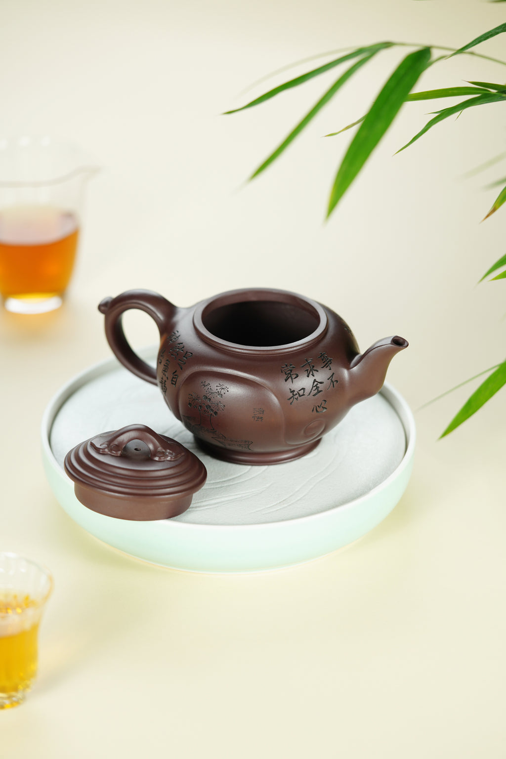范大生嫡脉｜范秀芳制 范伟群装饰｜双省大师联诀紫砂臻品《如意云笠壶》原矿优质紫泥·330cc