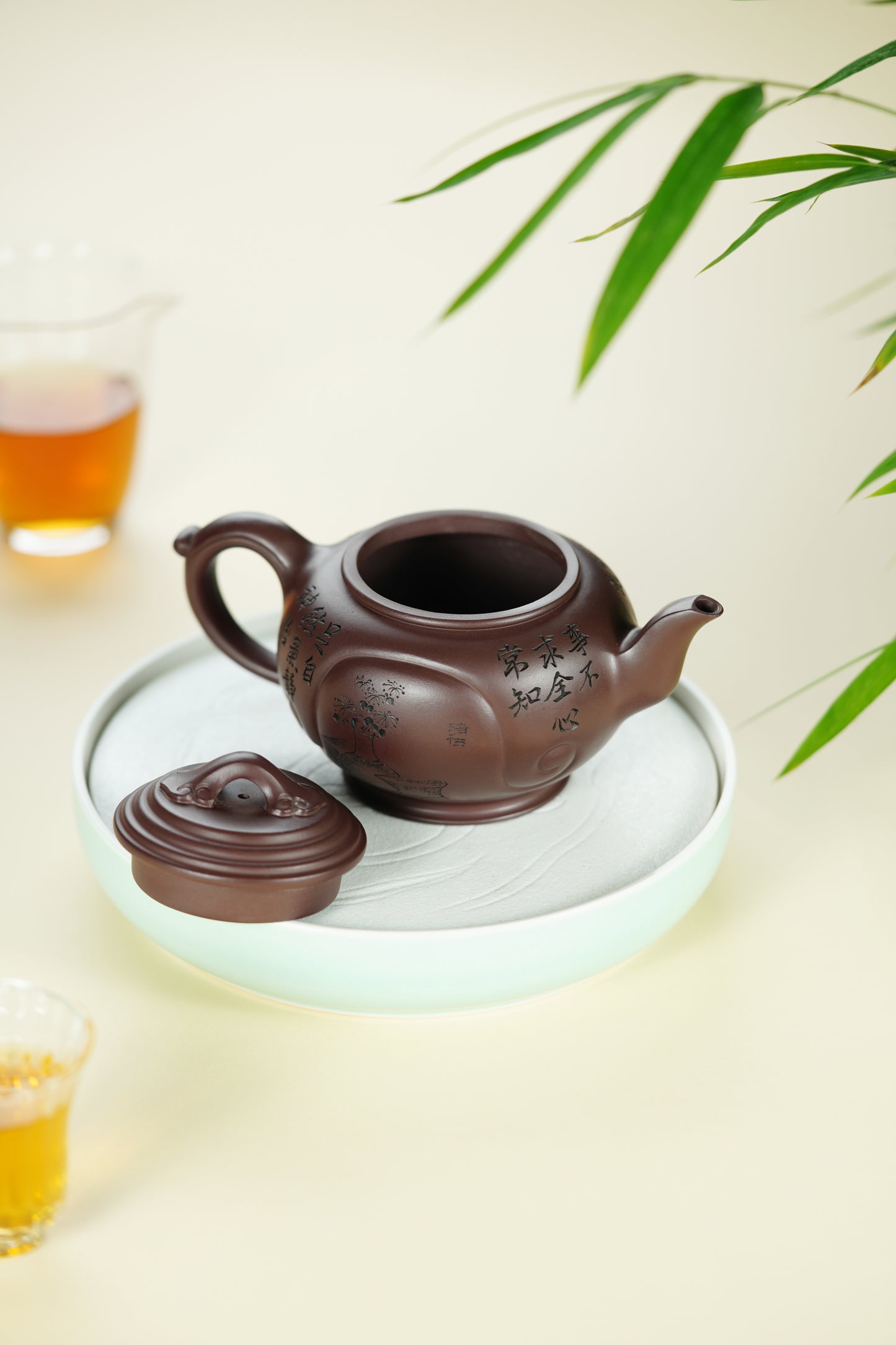 范大生嫡脉｜范秀芳制 范伟群装饰｜双省大师联诀紫砂臻品《如意云笠壶》原矿优质紫泥·330cc