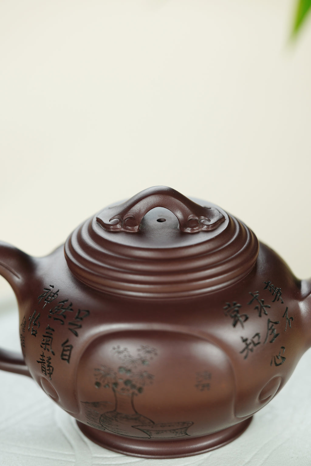 范大生嫡脉｜范秀芳制 范伟群装饰｜双省大师联诀紫砂臻品《如意云笠壶》原矿优质紫泥·330cc