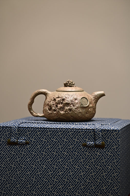 福蟾供春·全手工 /大拍陶手陈真作品 /容量230cc/极品青段