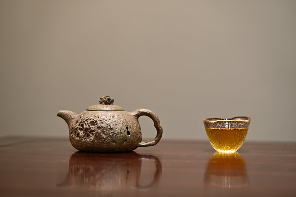 福蟾供春·全手工 /大拍陶手陈真作品 /容量230cc/极品青段