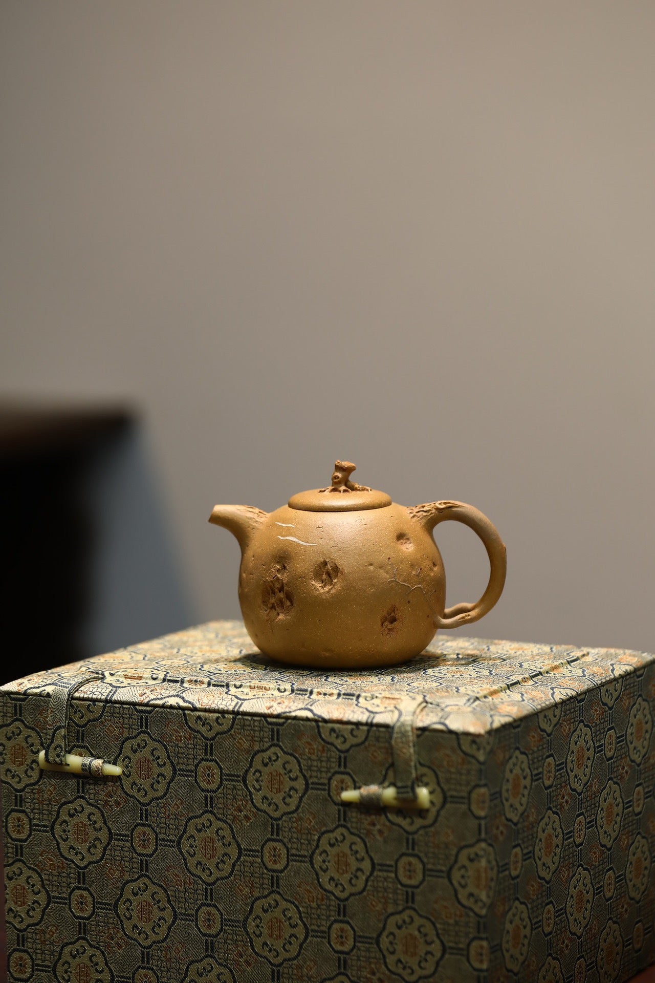 望月供春·全手工/大拍陶手陈真作品/容量250cc/极品段泥