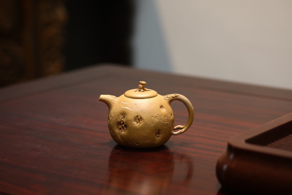 望月供春·全手工/大拍陶手陈真作品/容量250cc/极品段泥