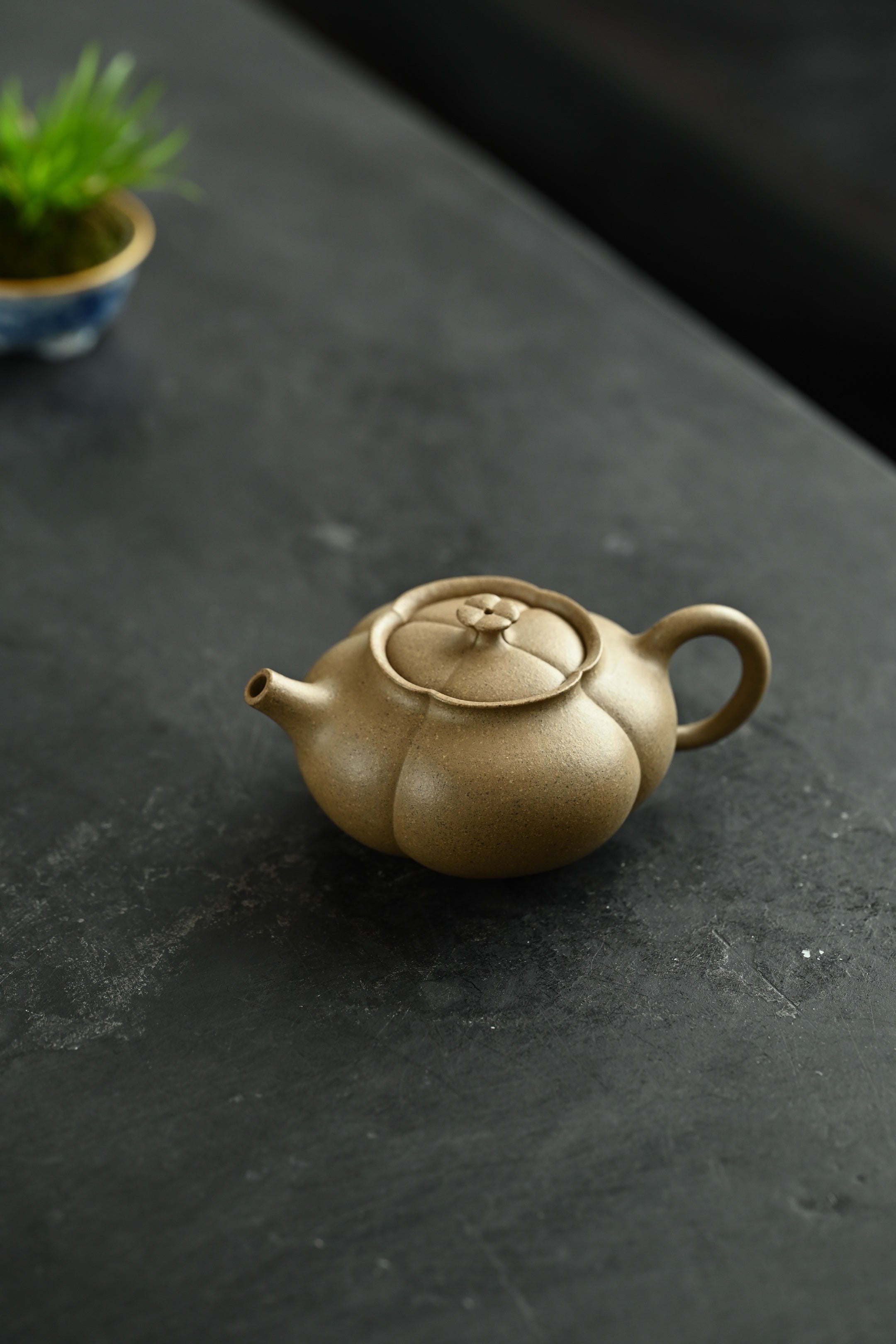 海棠·全手工 /顶级筋纹器高手王军作品 /容量140cc/极品段泥