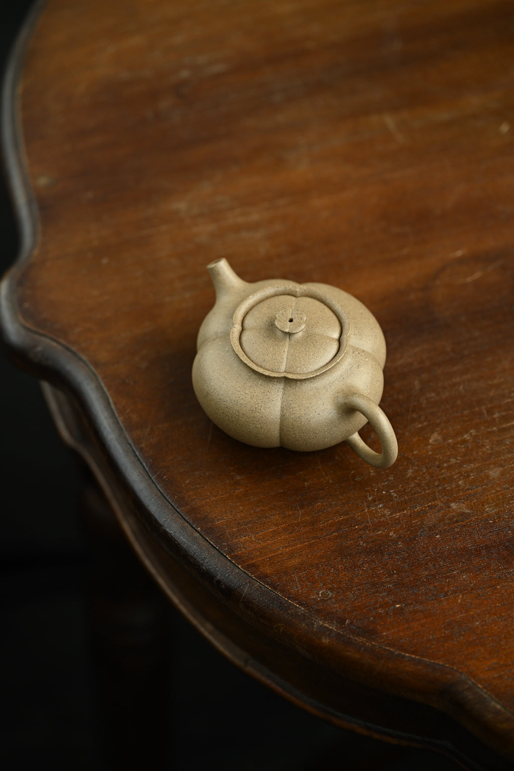 海棠·全手工 /顶级筋纹器高手王军作品 /容量140cc/极品段泥