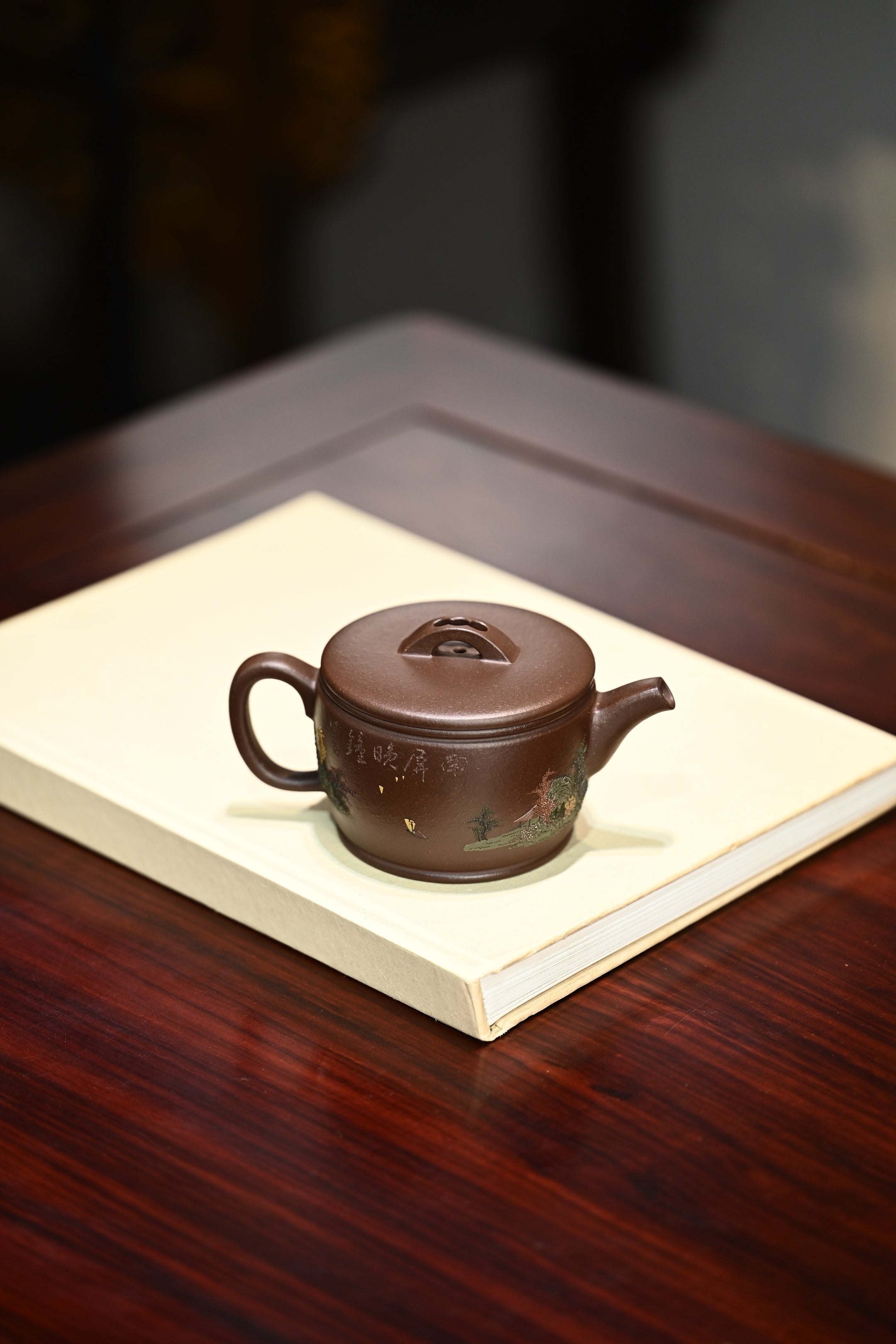 西湖十景·南屏晚钟·全手工 六届全手工大赛一等奖高工施昌作品 容量250cc/原矿底槽清
