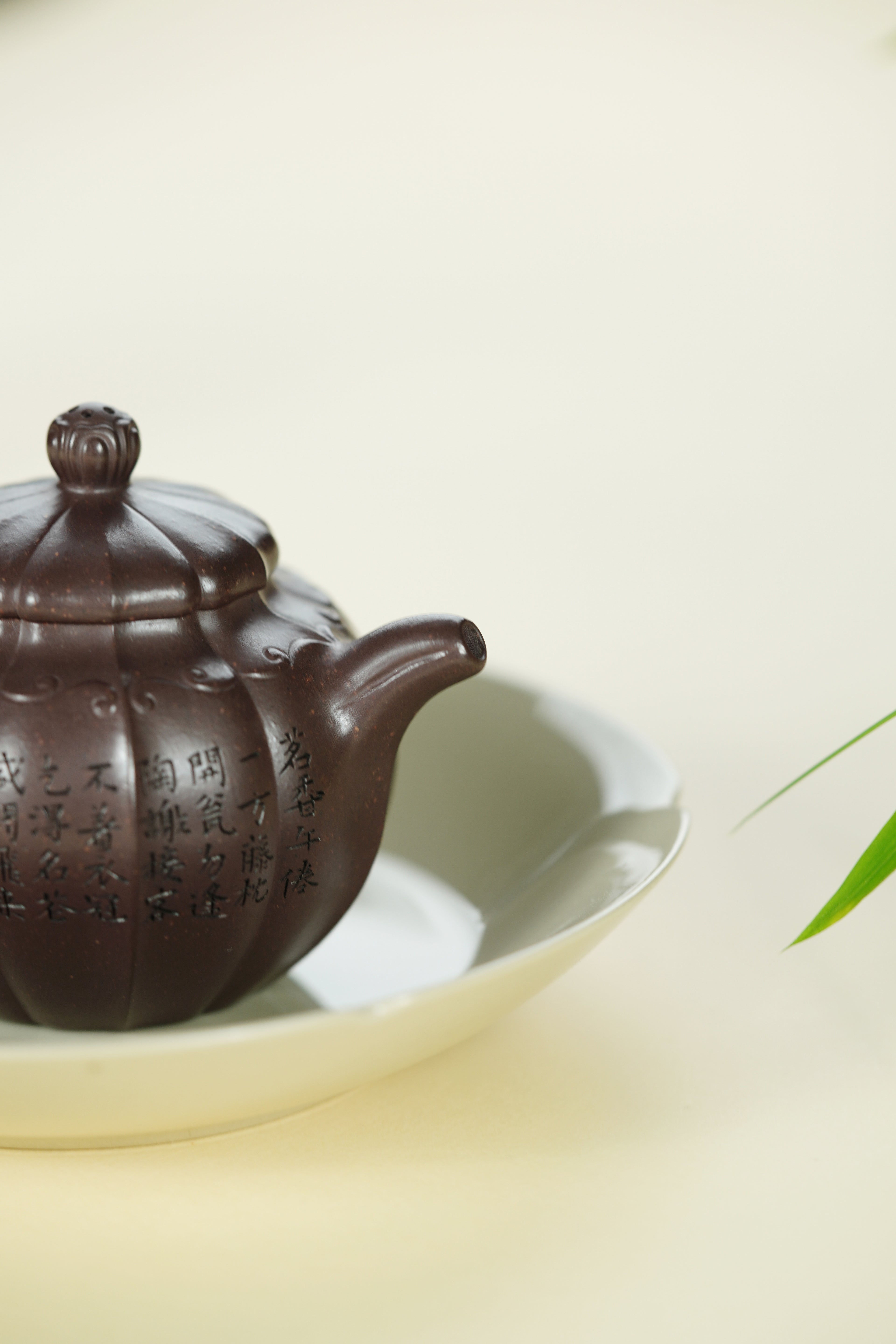 范大生嫡脉｜范秀芳制 范伟群装饰｜双省大师联诀紫砂臻品《小繁华壶》原矿优质古天青·120cc