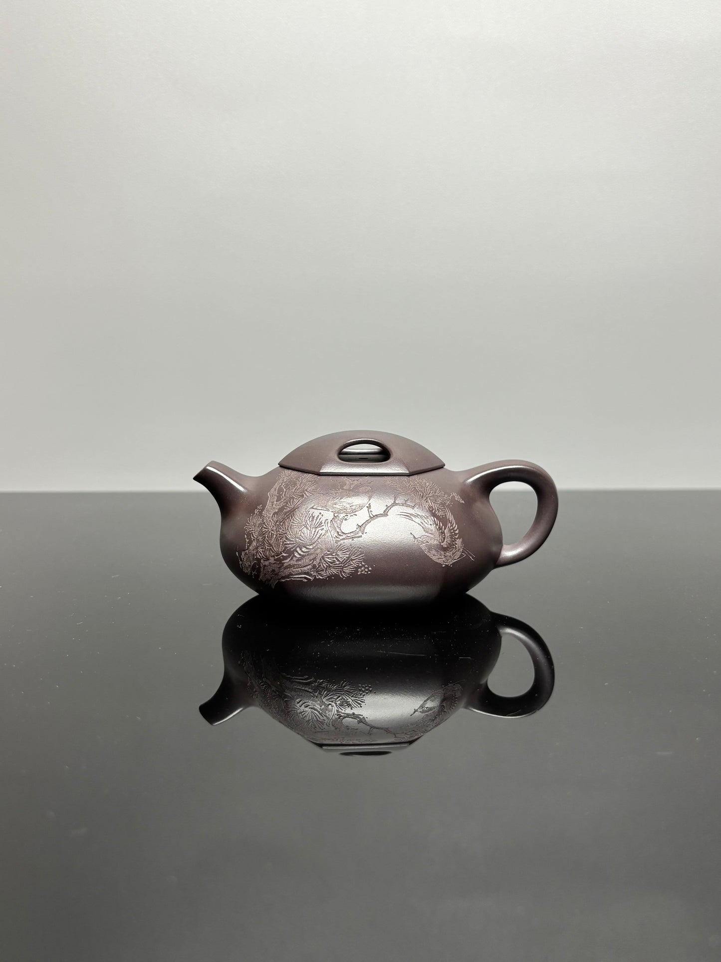 耿浩方器 礼藏双绝｜紫砂界80后方器巨匠巅峰臻品《六方牛盖壶》原矿优质老紫泥·260cc