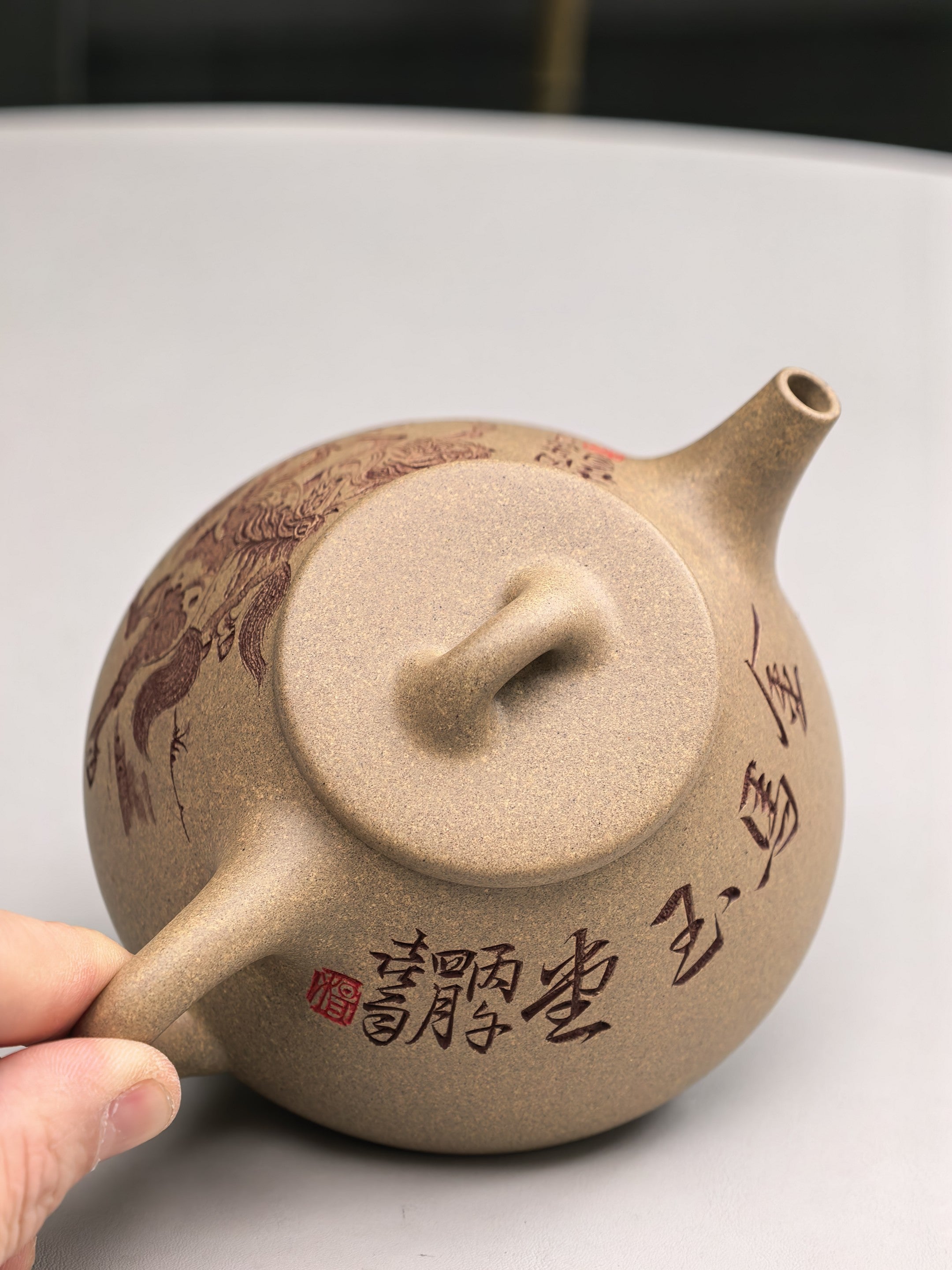 中华神刀·刻绘巅峰｜杨喜雨大师顶流臻品《子冶石瓢》十二生肖马 原矿优质段泥·260cc