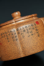 立之紫砂 礼藏至尊｜储立之大师传世典藏重器《梅花周盘壶》原矿优质 壶古玉金砂·450cc