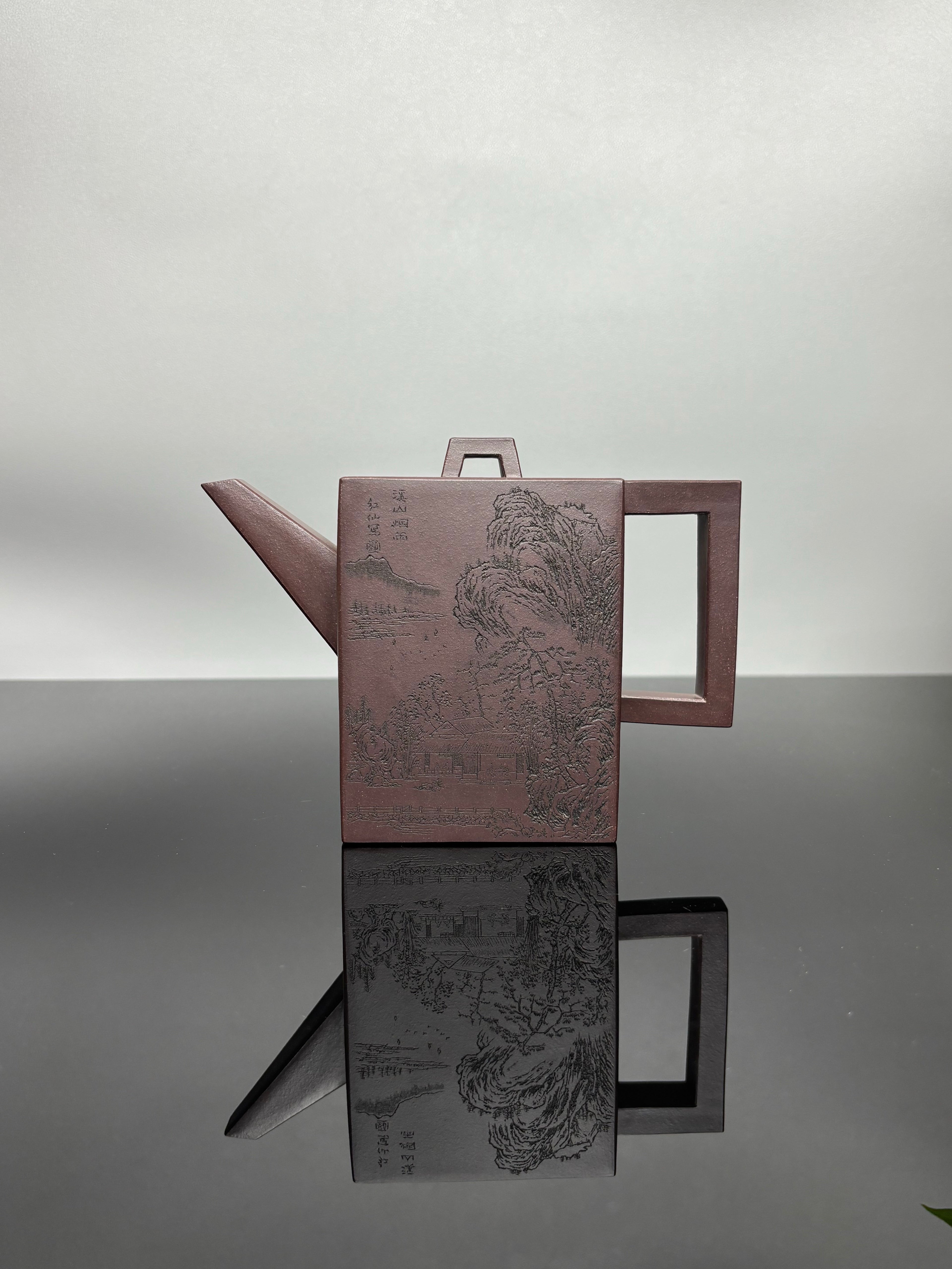 范泽锋高徒·邱爽紫砂潜力重器《砖方壶》是您礼藏皆宜的高端艺术品原矿优质老紫泥·420cc（入册款）