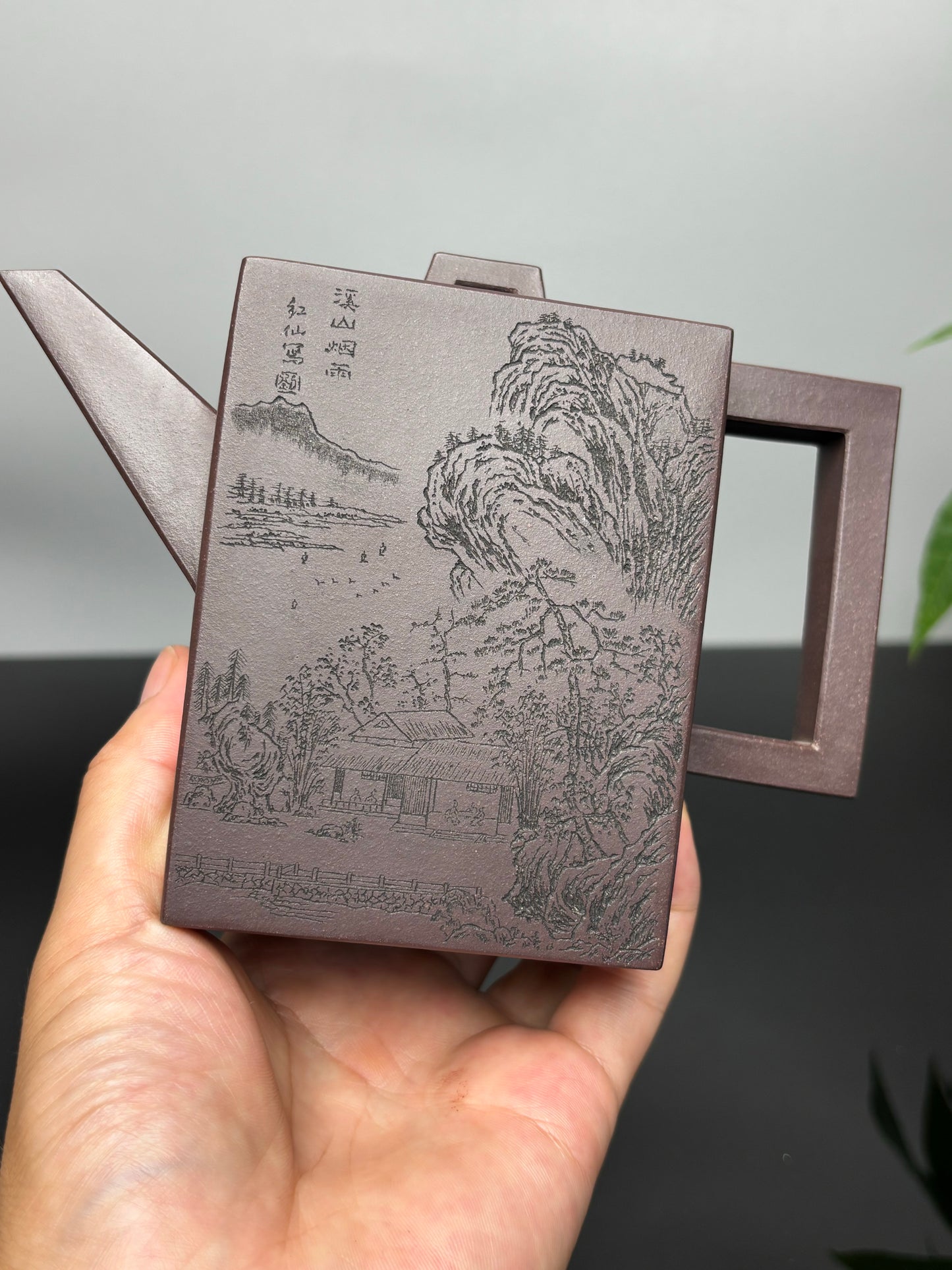 范泽锋高徒·邱爽紫砂潜力重器《砖方壶》是您礼藏皆宜的高端艺术品原矿优质老紫泥·420cc（入册款）