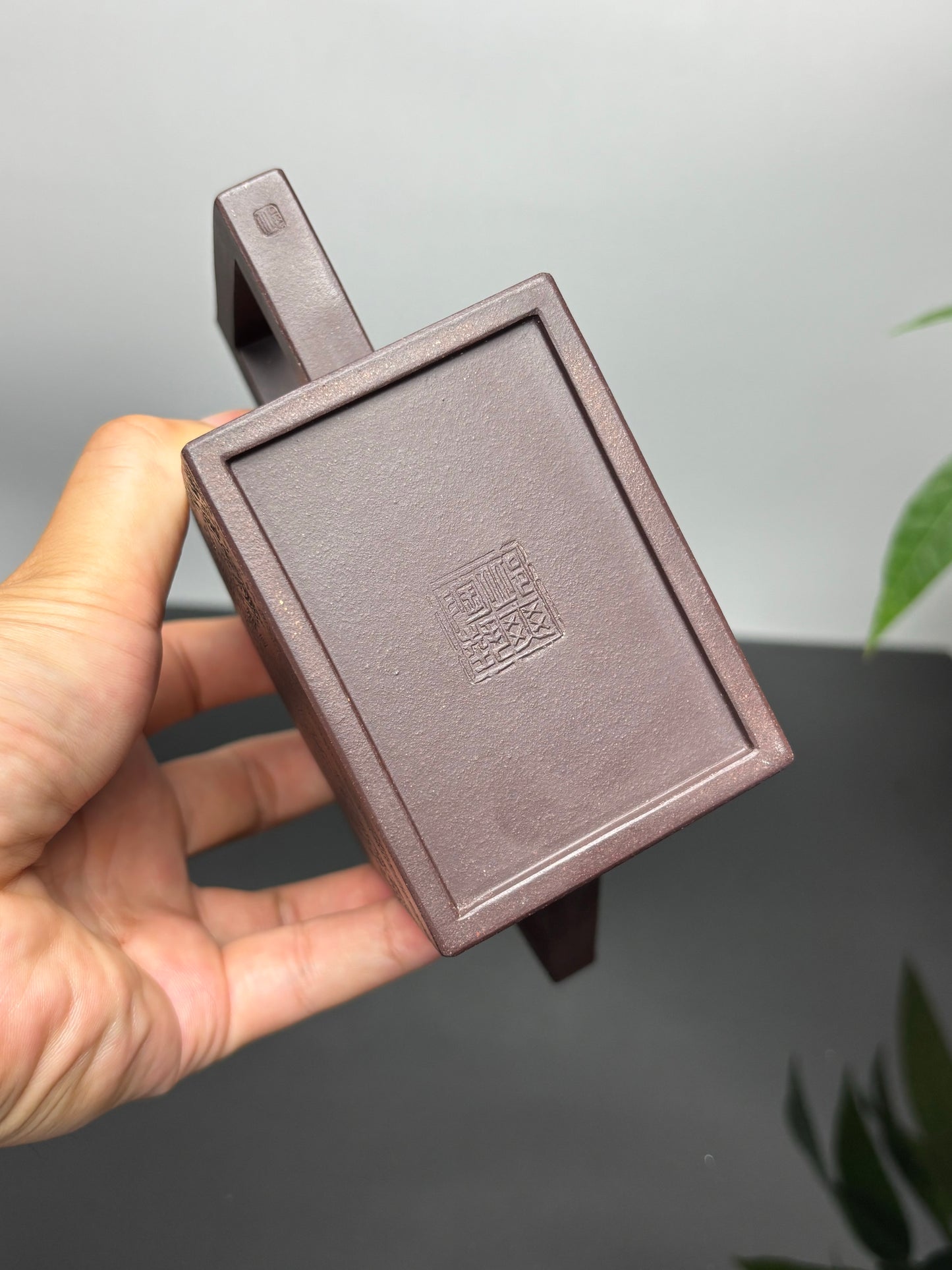 范泽锋高徒·邱爽紫砂潜力重器《砖方壶》是您礼藏皆宜的高端艺术品原矿优质老紫泥·420cc（入册款）