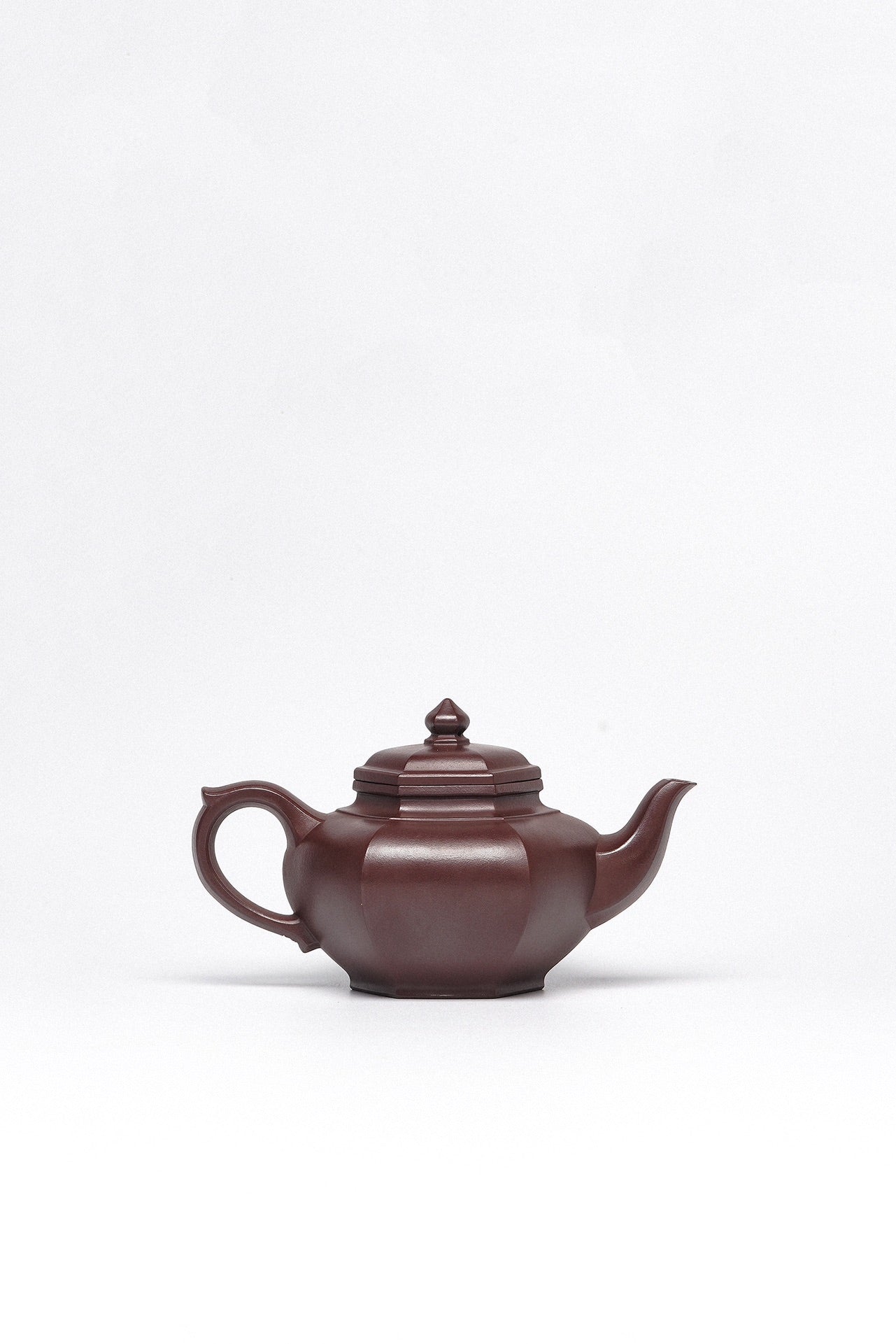 紫砂臻品·礼藏首选｜周建春大师扛鼎之作《六方笑樱壶》——原矿优质金龙血砂·260cc ——正高级工艺美术师·周建春·制