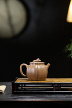 紫砂藏品｜高级工艺美术师·许时娟制【筋纹瑞兽壶】礼藏皆宜·匠心之作 原矿优质青段·280cc