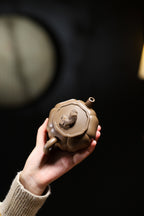 紫砂藏品｜高级工艺美术师·许时娟制【筋纹瑞兽壶】礼藏皆宜·匠心之作 原矿优质青段·280cc