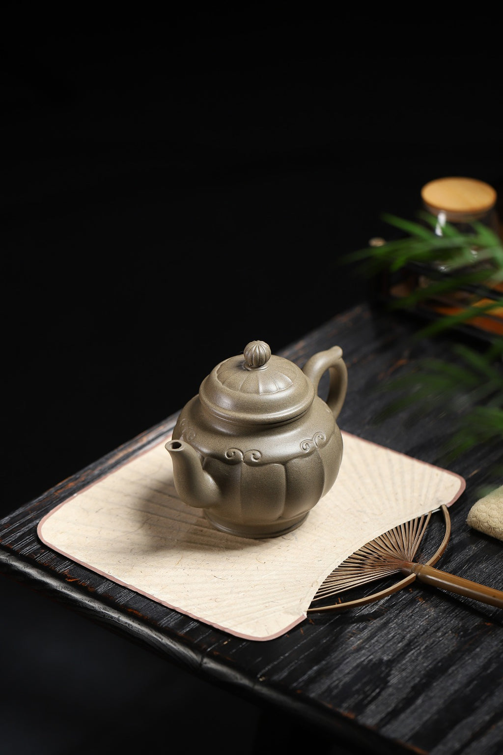 紫砂藏品｜高级工艺美术师·许时娟制【如意宫灯壶】礼藏皆宜·匠心之作 泥料：原矿优质青段·380cc