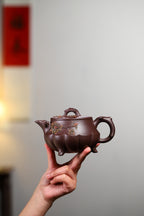 紫砂藏品｜高级工艺美术师·许时娟制【莲心壶】礼藏皆宜·匠心之作 泥料：原矿优质老紫泥·360cc