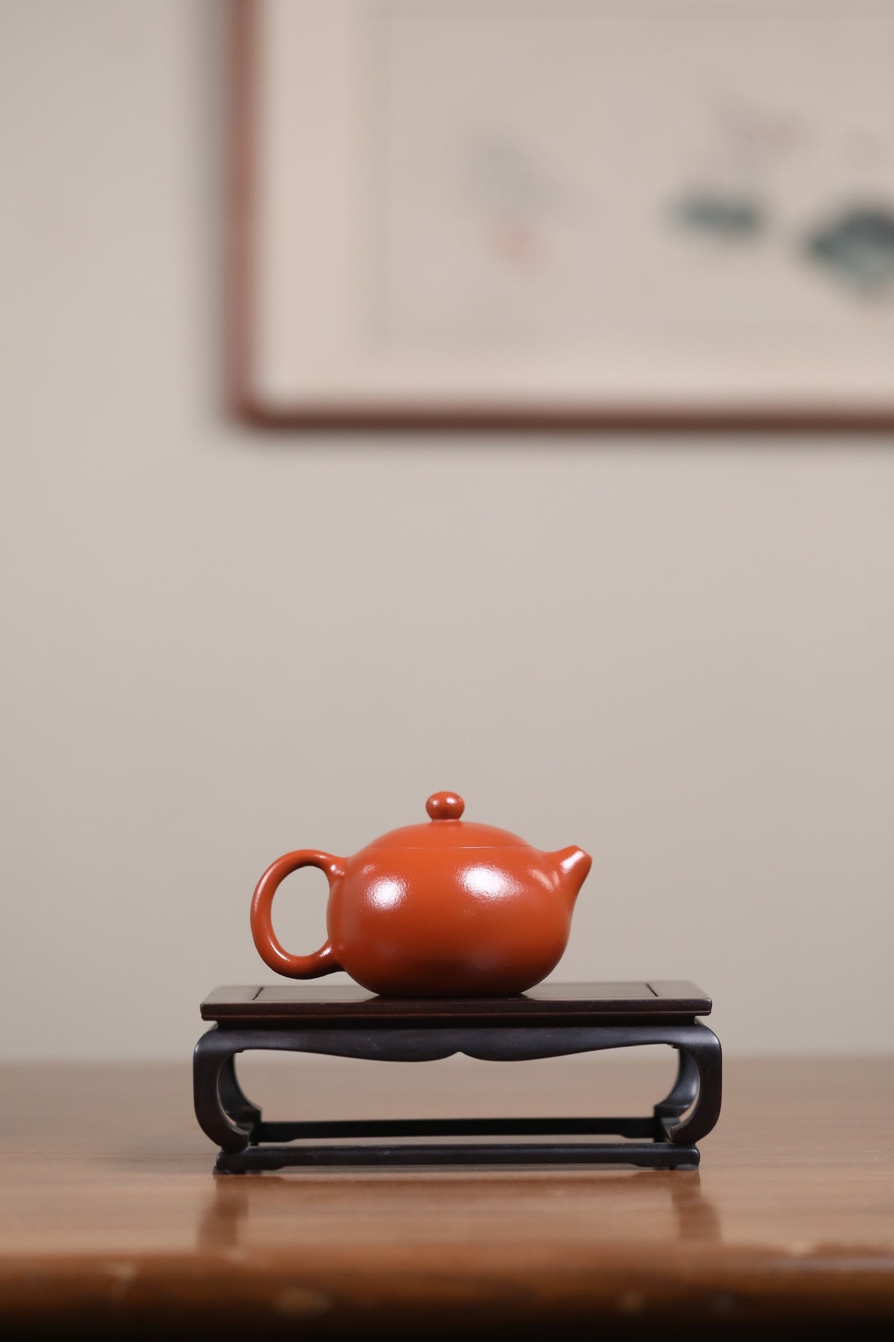 【鸿运西施·节日锦礼】宜兴原矿优质紫砂礼 著名紫砂艺术家·杨菲 制 朱泥西施壶套组，200cc