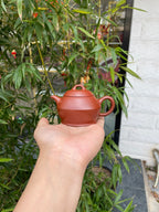 宜兴原矿紫砂·好工好料推荐《汉瓦壶》实拍 ——优质大红袍·150cc ——实力派陶艺家·杜鹃