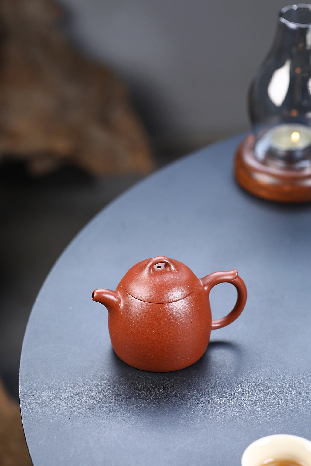 薄胎《秦权》全手工制 ——家藏原矿优质底槽青·180cc ——实力派陶艺家·陈玺
