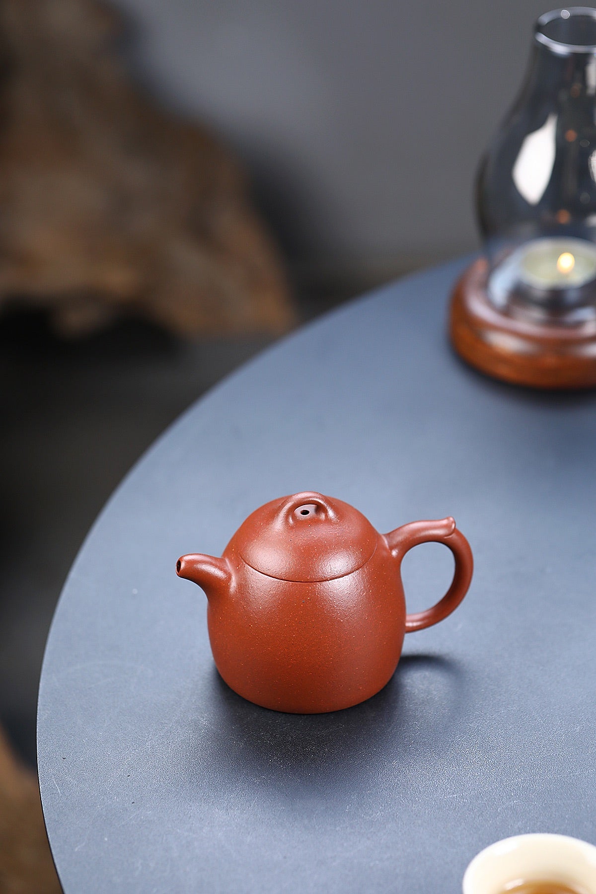 薄胎《秦权》全手工制 ——家藏原矿优质底槽青·180cc ——实力派陶艺家·陈玺