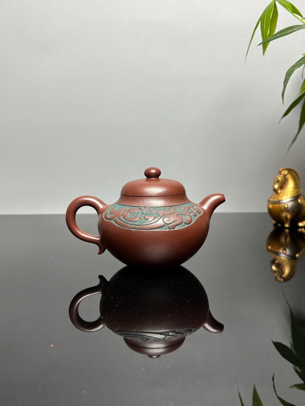 重磅新品，中国紫砂界荣誉之巅｜国大师邱玉林亲制｜顶奢稀有传世臻品《螭龙福圆壶》原矿优质底槽清·260cc