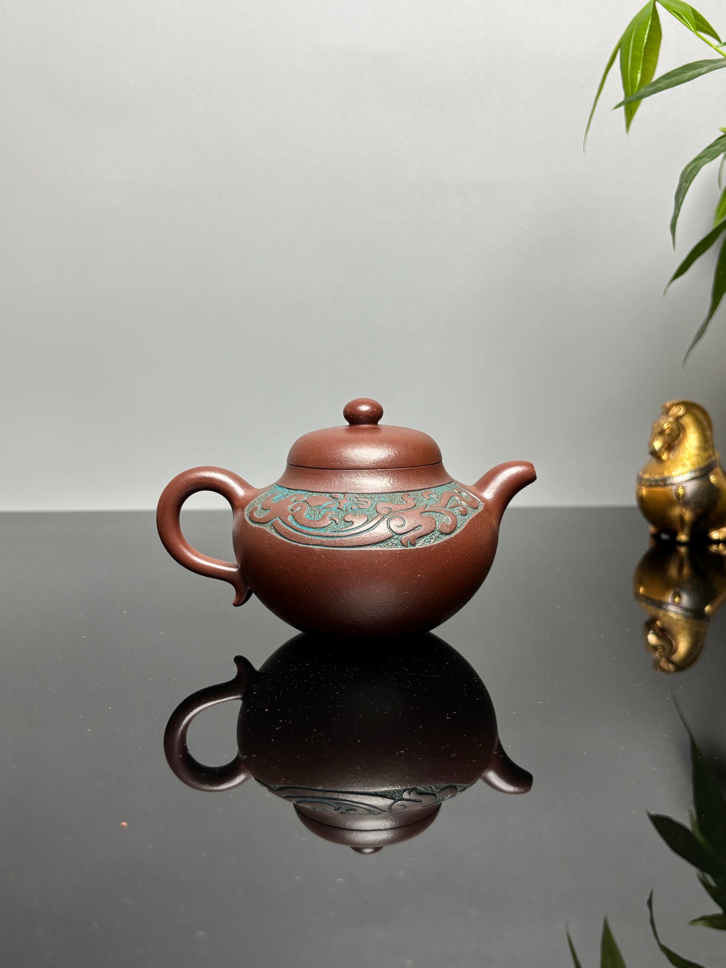 重磅新品，中国紫砂界荣誉之巅｜国大师邱玉林亲制｜顶奢稀有传世臻品《螭龙福圆壶》原矿优质底槽清·260cc