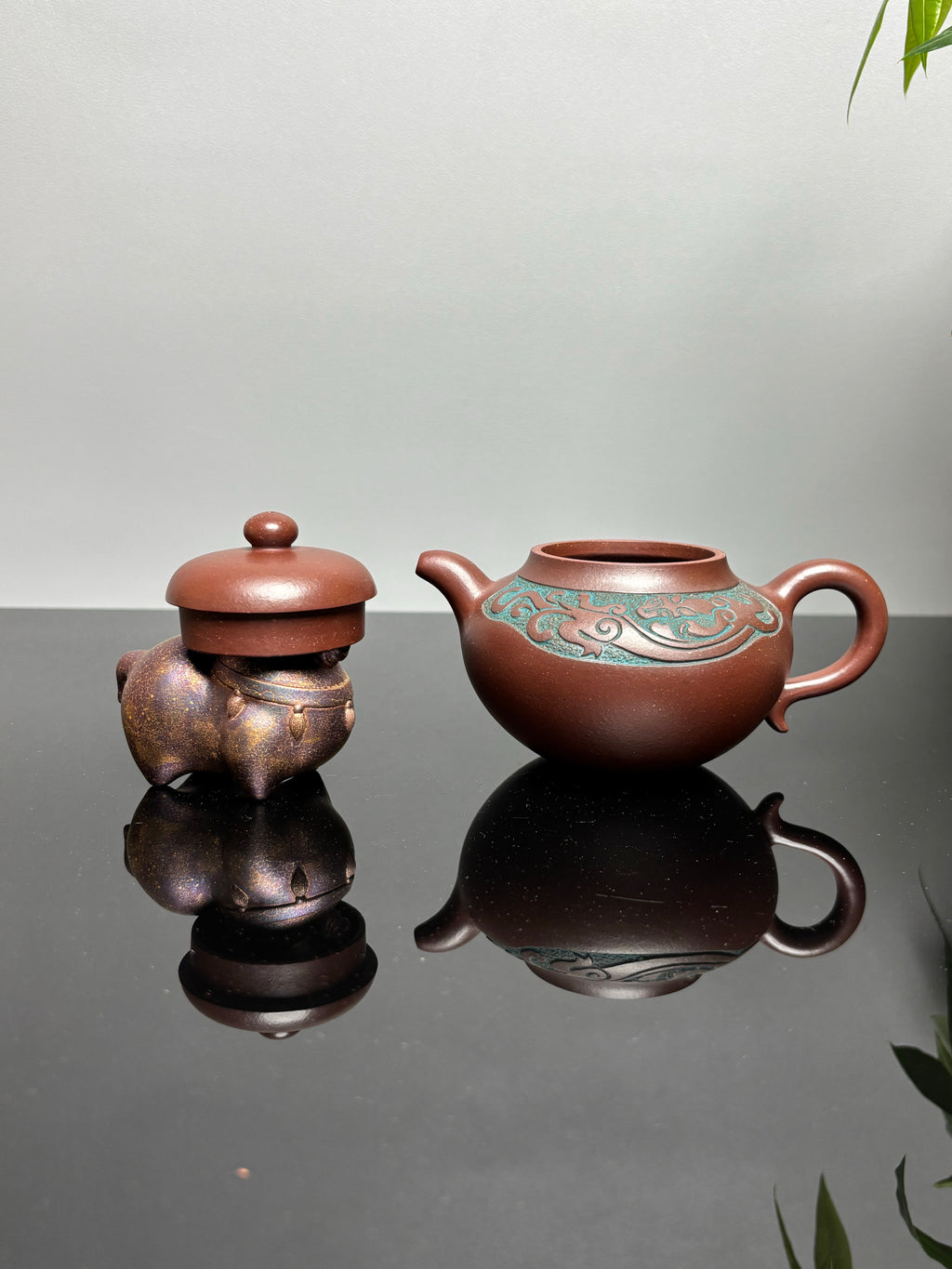 重磅新品，中国紫砂界荣誉之巅｜国大师邱玉林亲制｜顶奢稀有传世臻品《螭龙福圆壶》原矿优质底槽清·260cc