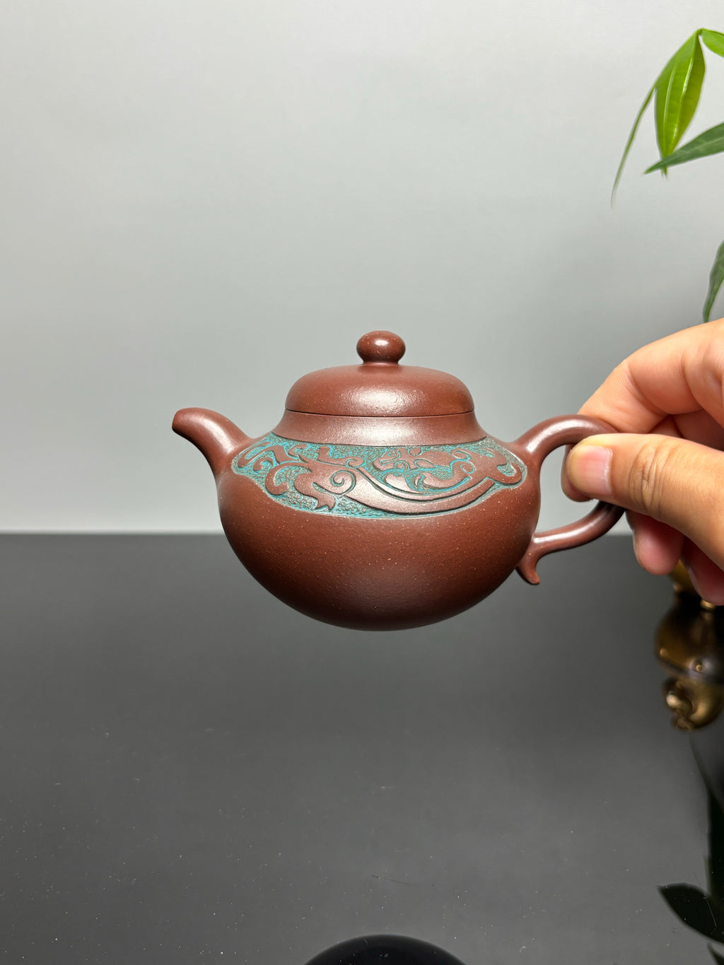 重磅新品，中国紫砂界荣誉之巅｜国大师邱玉林亲制｜顶奢稀有传世臻品《螭龙福圆壶》原矿优质底槽清·260cc