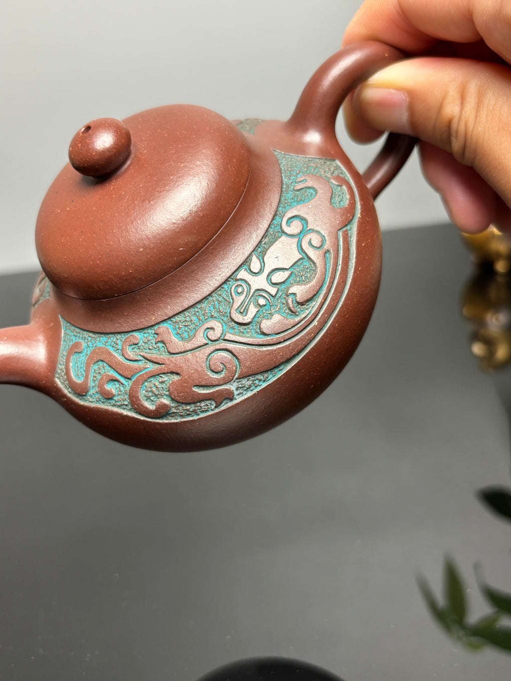 重磅新品，中国紫砂界荣誉之巅｜国大师邱玉林亲制｜顶奢稀有传世臻品《螭龙福圆壶》原矿优质底槽清·260cc